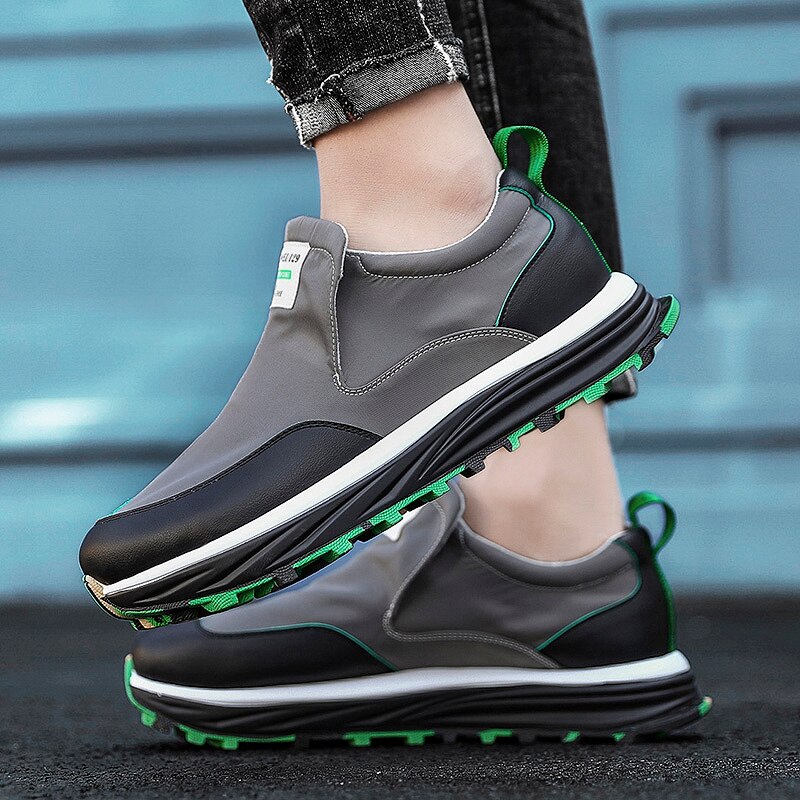 Waterproof Men Golf Shoes Slip On Casual Golf Training Sport Shoes Anti Slip Athletic Sneakers for Golfing Mens Trainers Brand