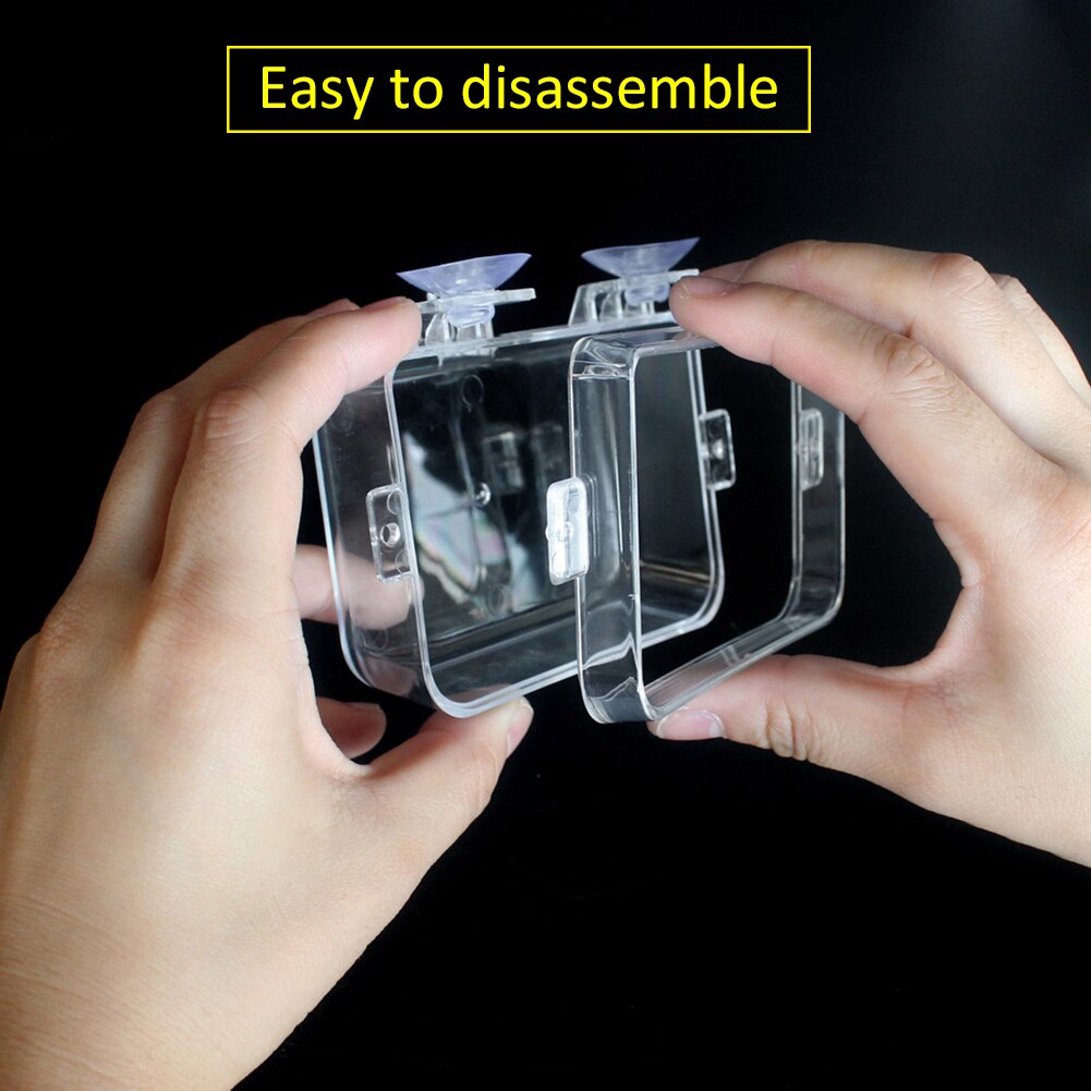 Terrarium For Reptiles Transparent Plastic Box Insect Reptile Transport Breeding Live Food Feeding Box Insects Observation Box