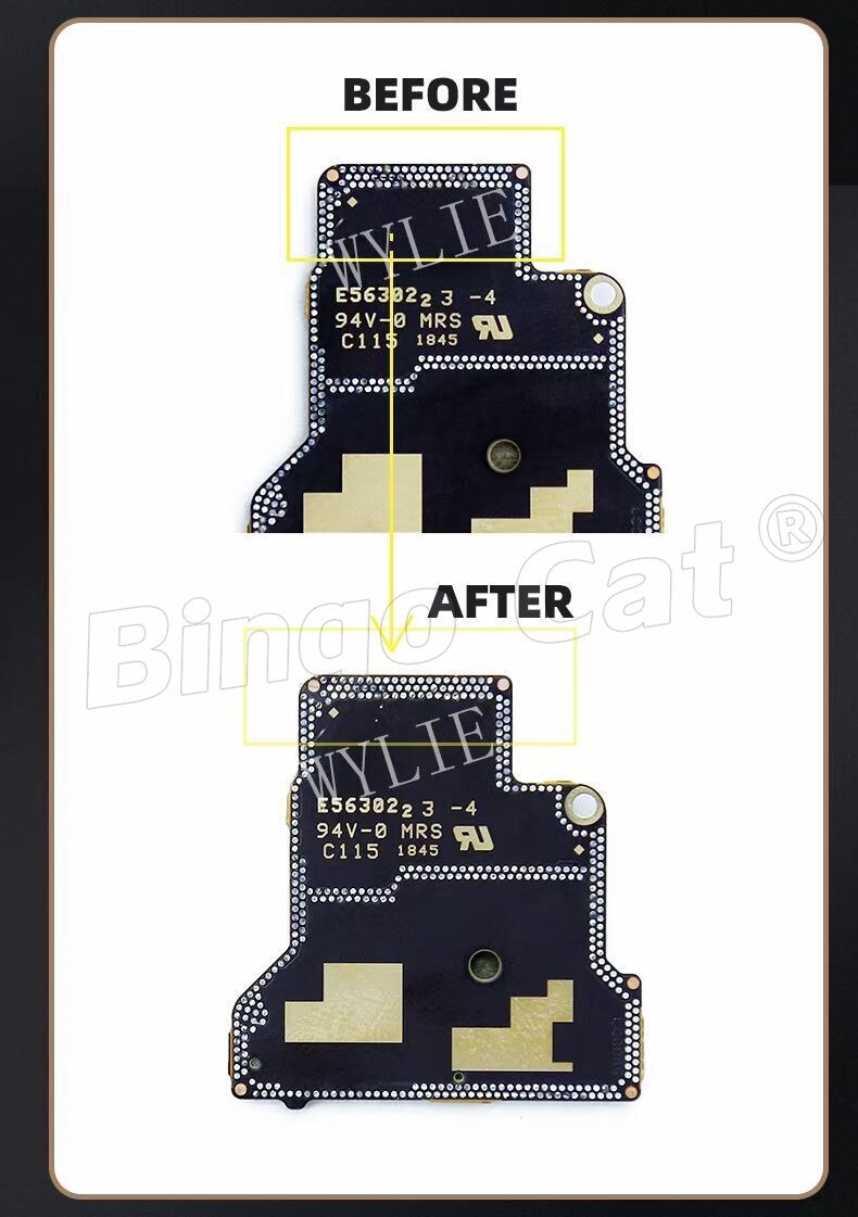 WYLIE Punkt Reparatur Lot schleppen Stelle Lözehn Pad Für iPhone Schweißen Bord Flywire Flyline Ersatz IC Reparatur Fix 2650 Punkte