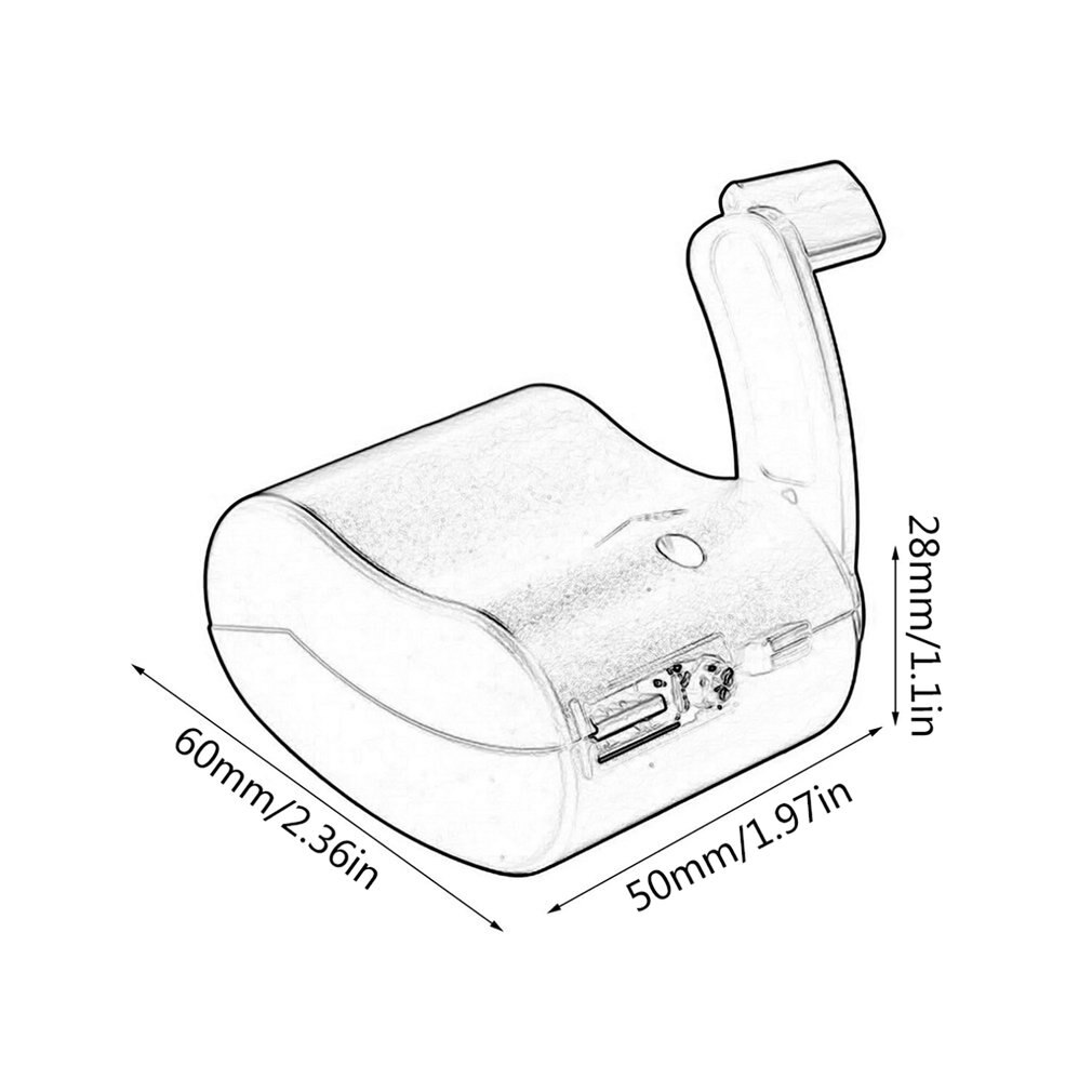 Dinamo-cargador de emergencia Manual, USB, para MP3, MP4, móvil, PDA, Banco de energía de móvil, carga de emergencia