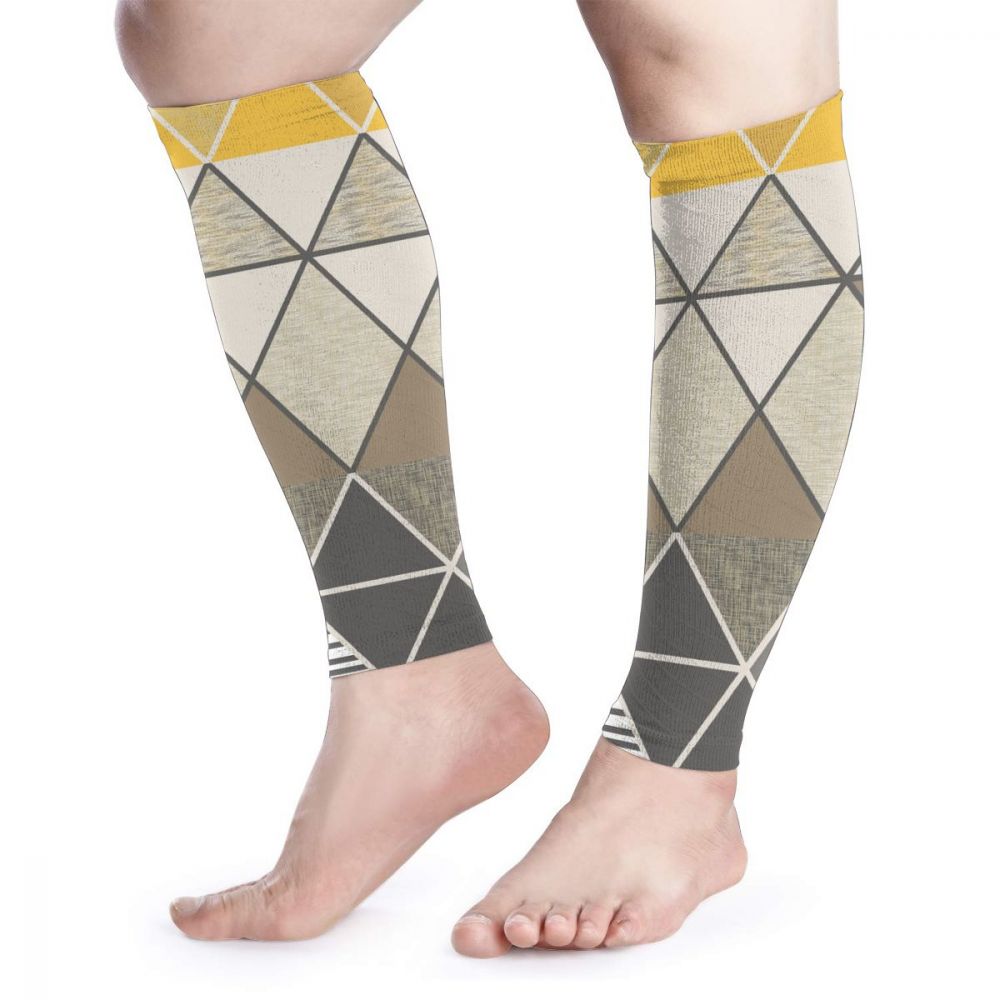 Sports Calf Protector Calf Leg Running Compression Sleeve Socks Shin Splint Support Brace Guard Quadrilateral Q007