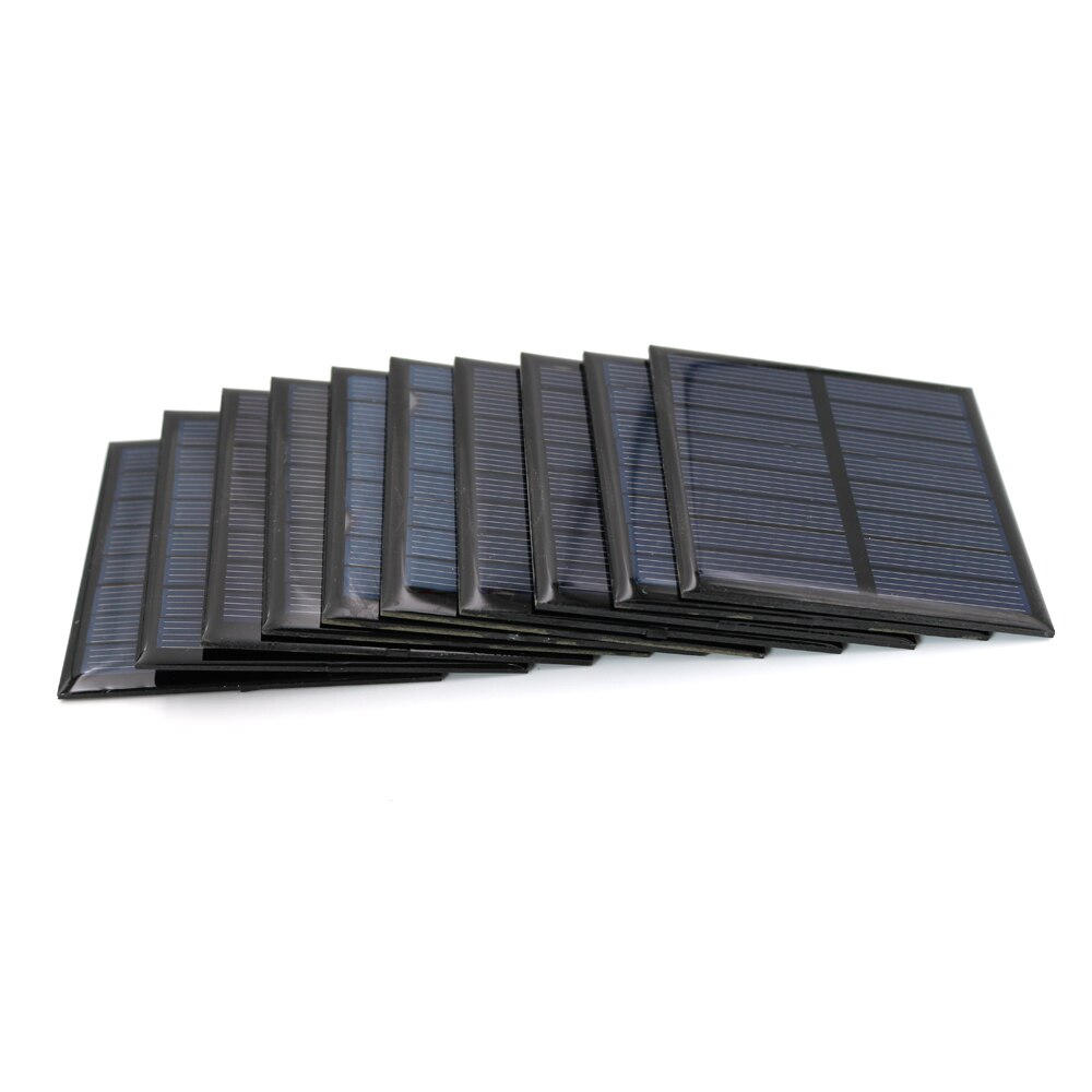 10Stck 0,64 W 4V 160mA Mini Solarzelle Solar- Tafel Standard Epoxid Polykristalline Silizium DIY Batterie Energie Ladung modul spielzeug