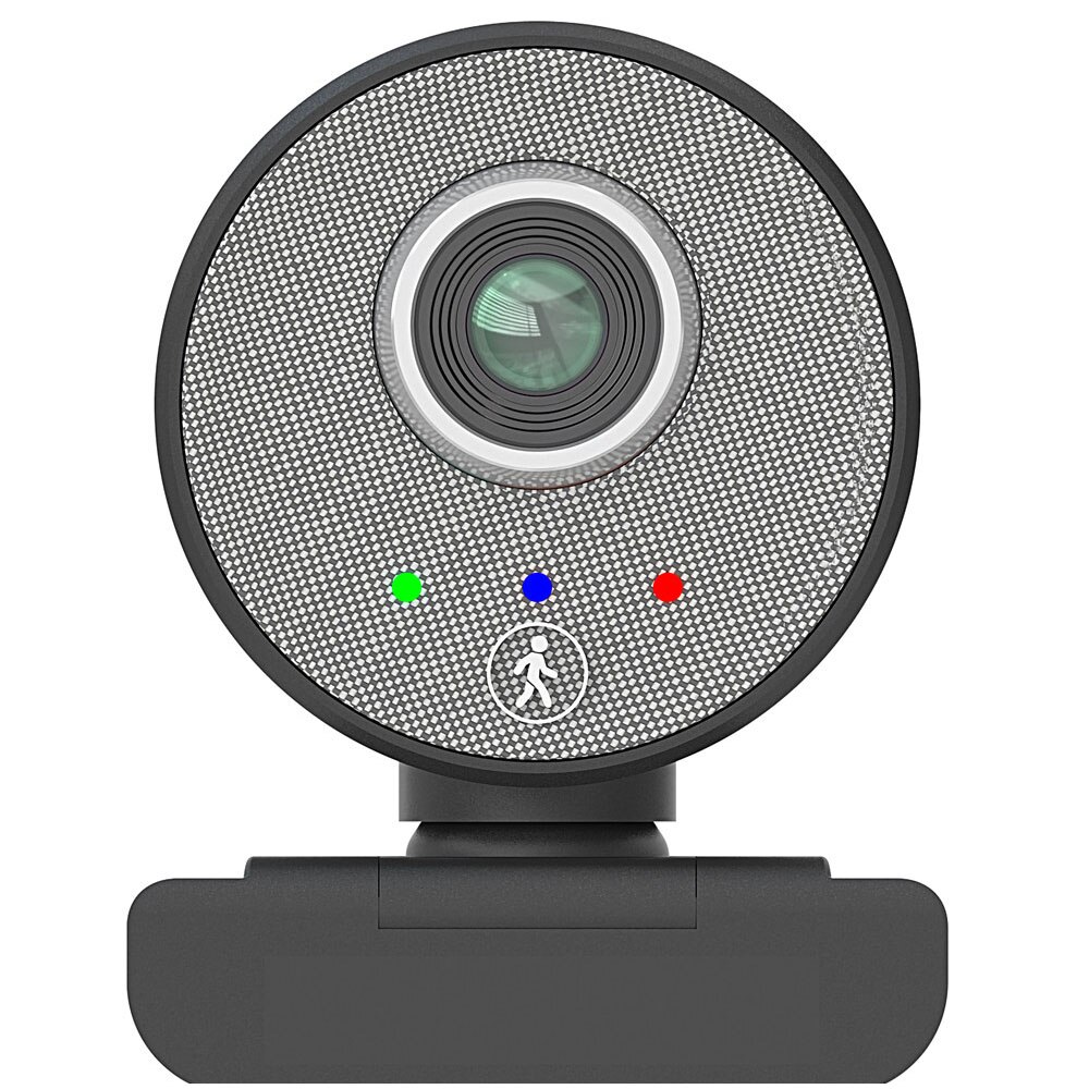 Auto-foco completo da webcam de usb de rastreamento automático humanóide de ia com microfone para computador portátil 1080p webcam para o jogo online da conferência do estudo