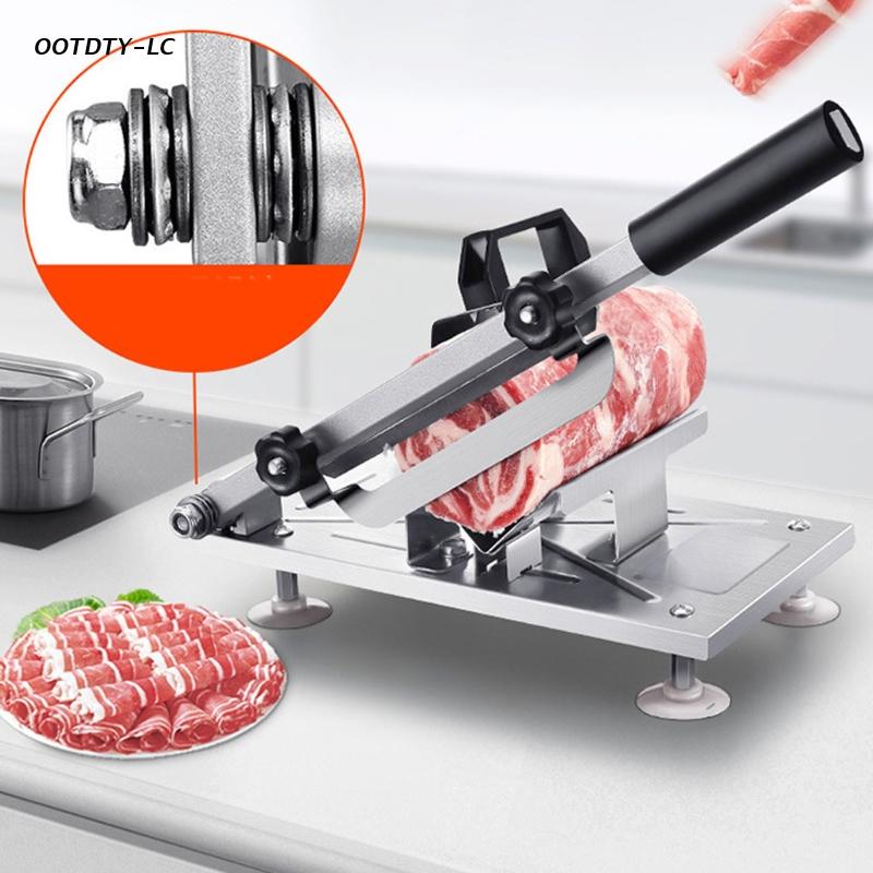 Food Cutter Slicing Machine Stainless Steel Spring Automatic Meat Non-slip Handle Easily Cut Meat