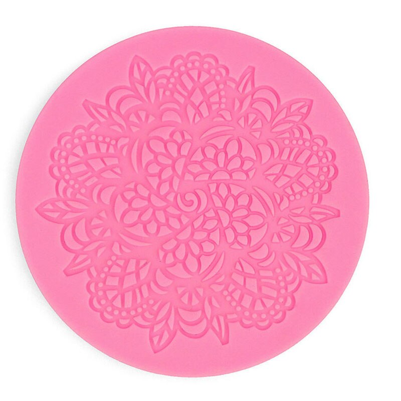 1 ks okrúhla korunka v tvare torty silikónová podložka sugarcraft fondán nástroje na zdobenie torty kuchynské pečenie silikónové formičky na čipky