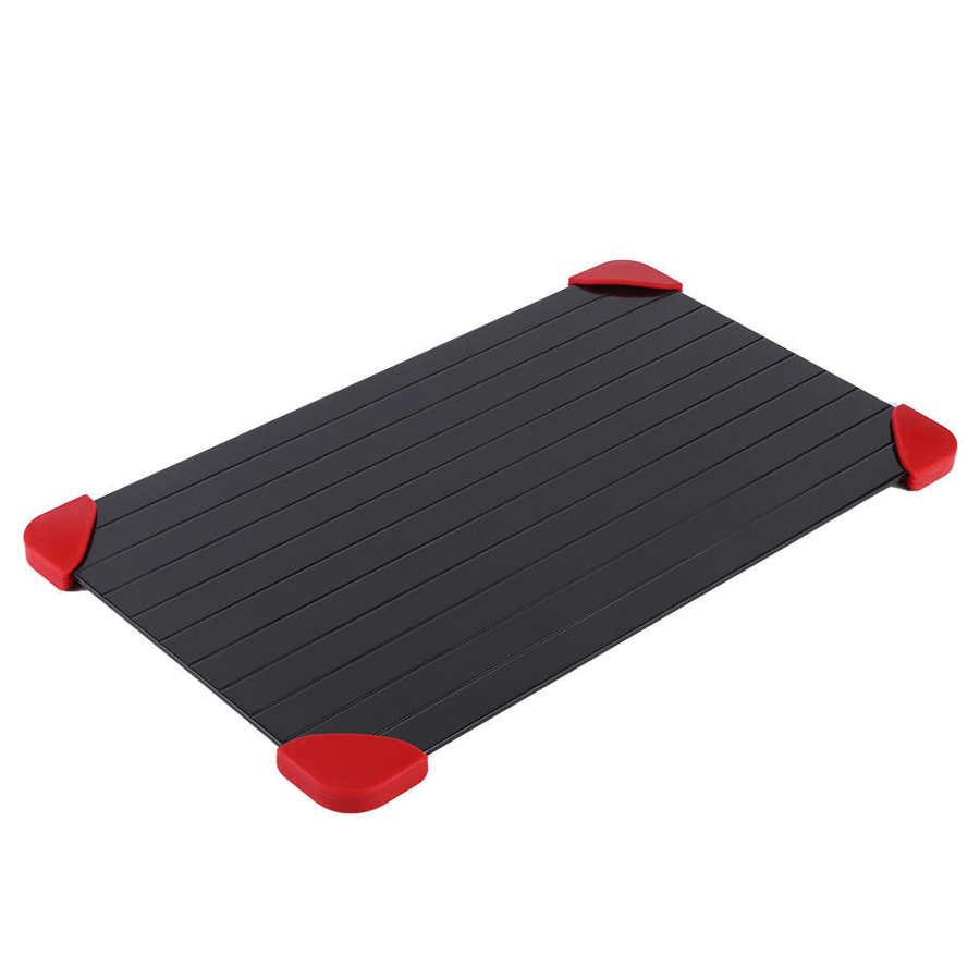 Defrosting Tray 35.5x20.5x0.3cm Aluminum Thawing Board Natural Defrosting Tray Thawing Plate Kitchen Gadget Tool for Frozen Food