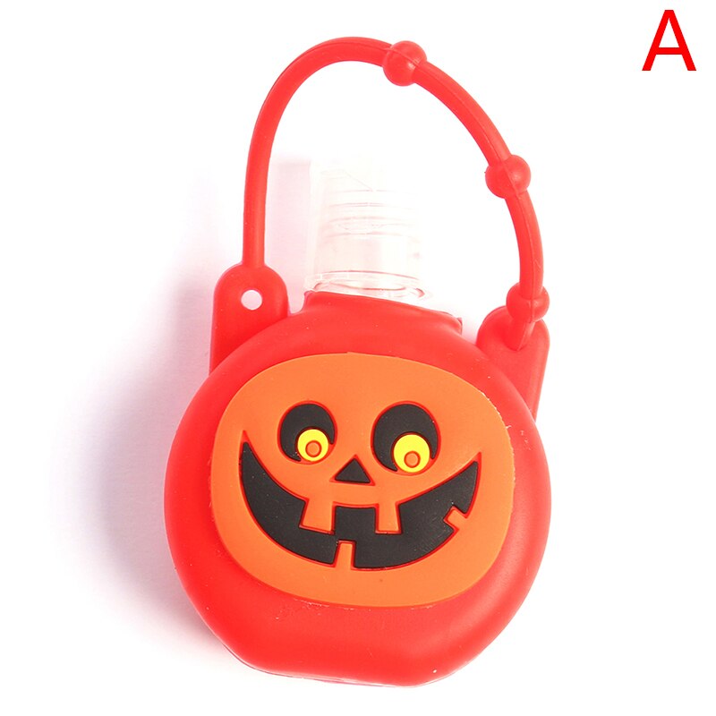 1PC 30ml Halloween Silikon Mini Hand Sanitizer Hand Gel Halfter Tragbare Sicher Gel Halfter Reise Shampoo Seife Spender flasche: A1