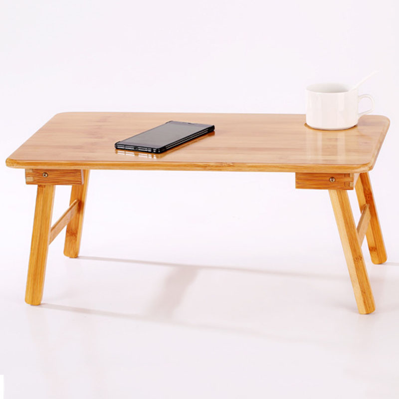 Hopfällbart bärbart bambu datorställ laptop skrivbord notebook skrivbord laptop bord för säng bäddsoffa bricka studera bord