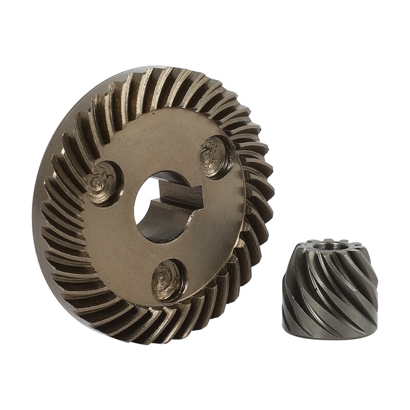 Juego de engranajes cónicos en espiral, suministros para el hogar para amoladora angular Makita 9555 NB 9554 NB 9557 NB, herramientas eléctricas para dientes en espiral