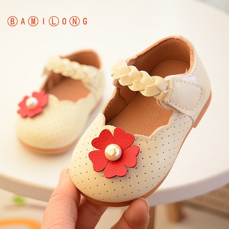 Kids Summer Party Footwear Sweet Toddler Girls Sandals Flowers Baby Dresses Shoes Floral Children Girls Princess Shoes Y186