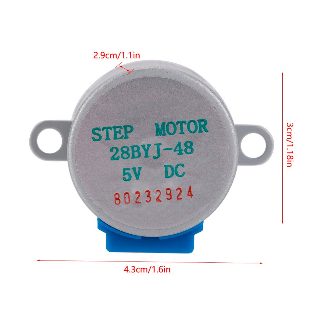 5Pcs/lot Stepper Motor 28BYJ-48 5V 4 Phase 5 Wire Smart Electronic DC Gear Motor Micro Reduction for arduino DIY Kit