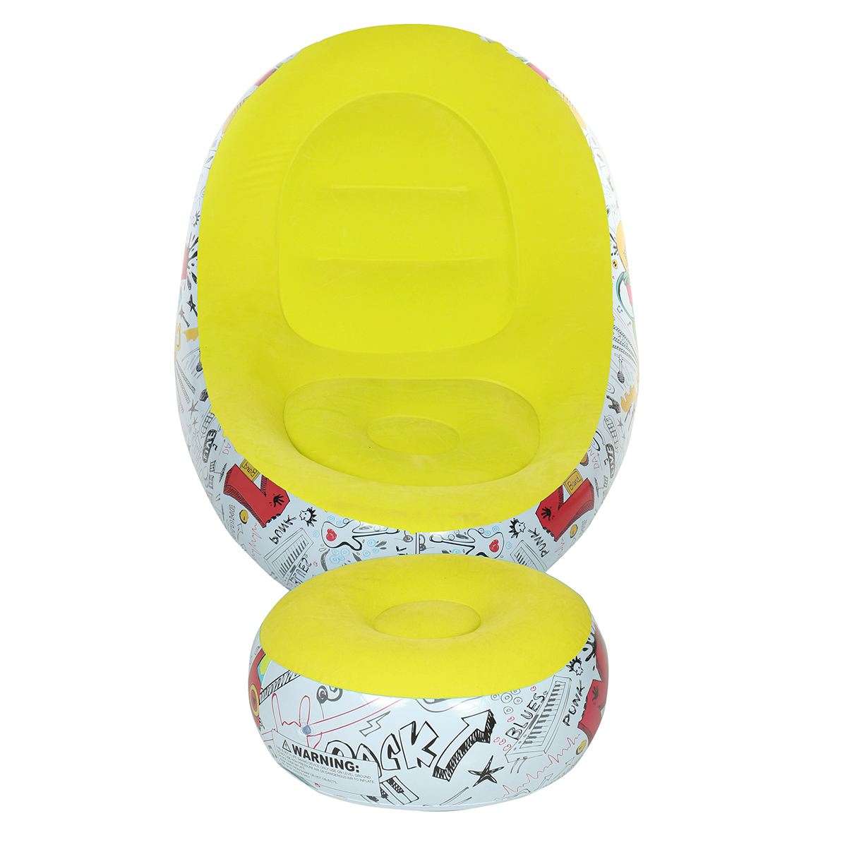 Kanapa wypełniona fasolkami dmuchana dmuchana sofa przenośne meble robić salonu sofa ogrodowa Tatami na fotel lub łóżko z pedałem pogrubienie uciekają