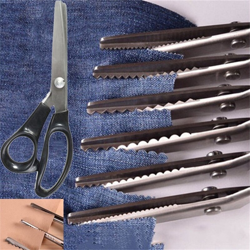 Sewing Dressmaking Tailor scissors Shear Pinking Scissor Leather Handicraft Upholstery Tool Sewing Accessories fabric scissors