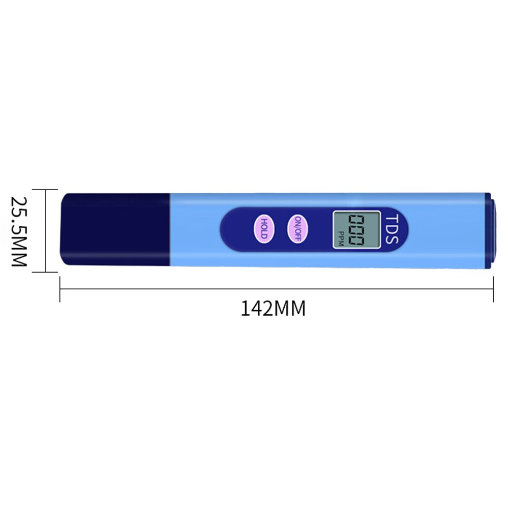 TDS Pen Purity Tester Meter Water Test Pen High Precision 0-999PPM Conductivity Detection Instrument