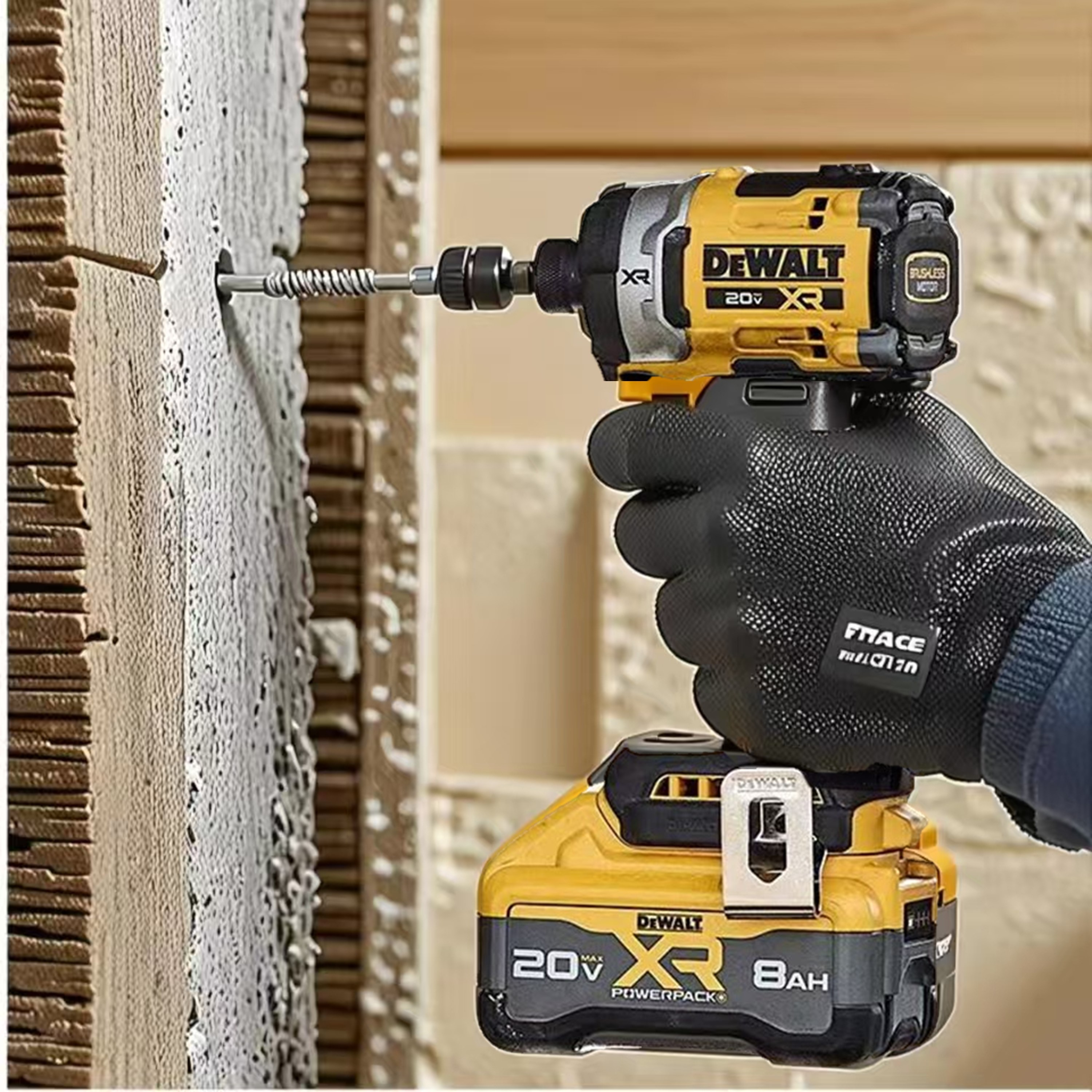 DEWALT DCF850 Impact Driver Electric Driver 20V Lithium Battery Brushless battery screwdrivers High Torque tools