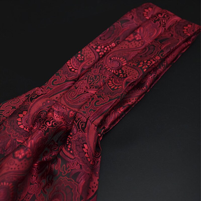 Halstørkle menn jacquard england dress skjorte krage business skjerf dress silke skjerf britisk retro skjorte trykt skjerf