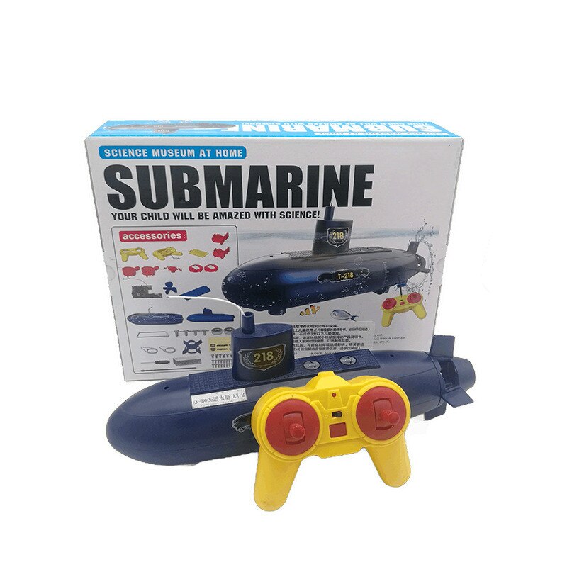 RC Mini Submarine 6 Channels Remote Control Under Water Ship Boat Model Kids Learning Toys: Default Title