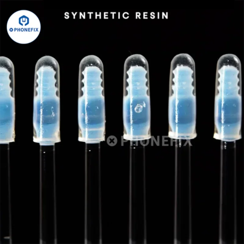 2UUL 48pcs/ Box Camera Cover Lens Resin Synthetic Gel Cleaning Stick for Phone Camera Screen Dust-free Fingerprint Removal Tool