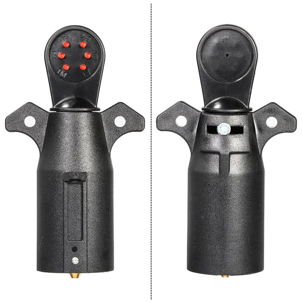 Tirol 7 Pin Trailer Tester Connector Trailer Light Wire Circuit Tester Car Accessories Trailer Wiring Tester