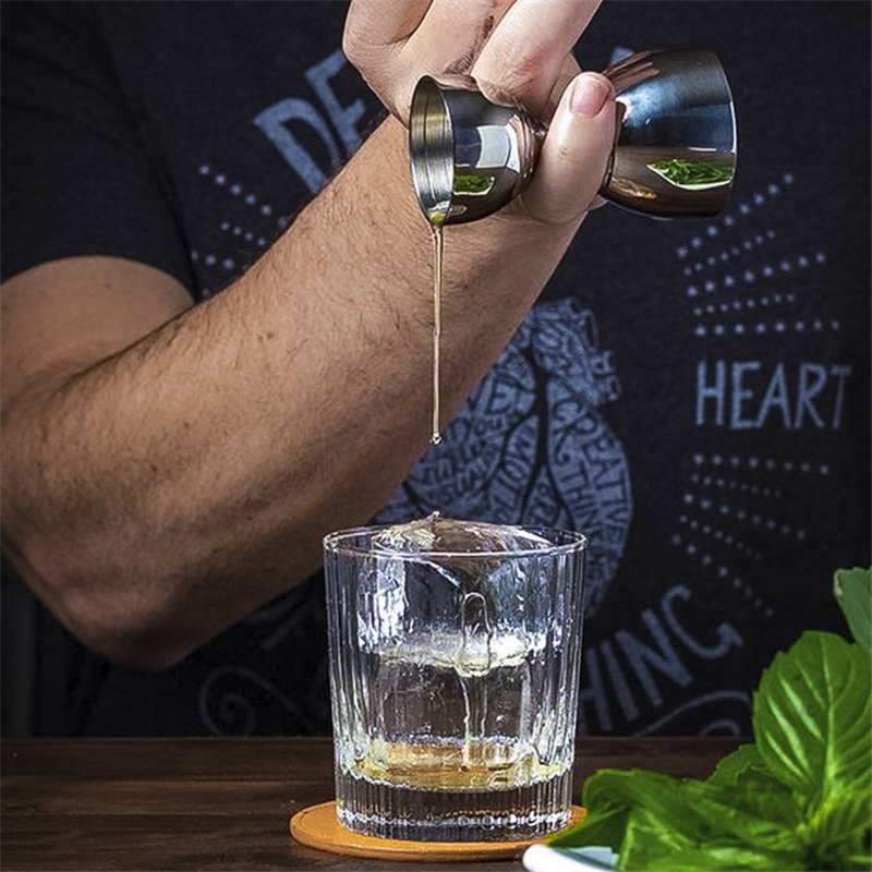 30/60ml Measuring Cup Tools Bar Measure Cocktail Jigger Slim Waist Cocktail Jigger Elegance and Practicality Barware
