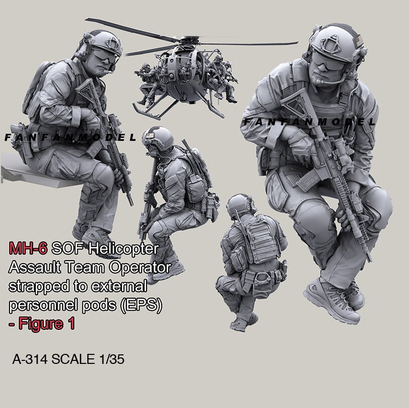 1/35 model z żywicy zestawy DIY żołnierzyk samodzielnego montażu A-314B