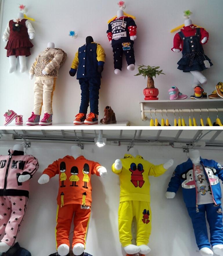 1 stk højde 65cm unisex børnemannequin til tøj fuld krop display stativ og siddende 0-1 år gammel