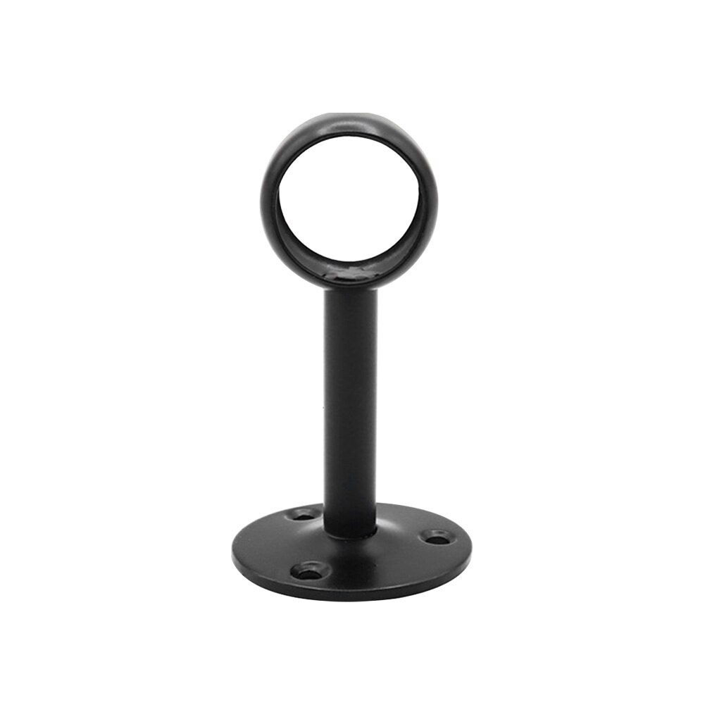 Heavy Duty Bedroom Wall Stainless Steel Home Hardware Flange Socket Accessories Ceiling Mount Easy Install Curtain Rod Bracket