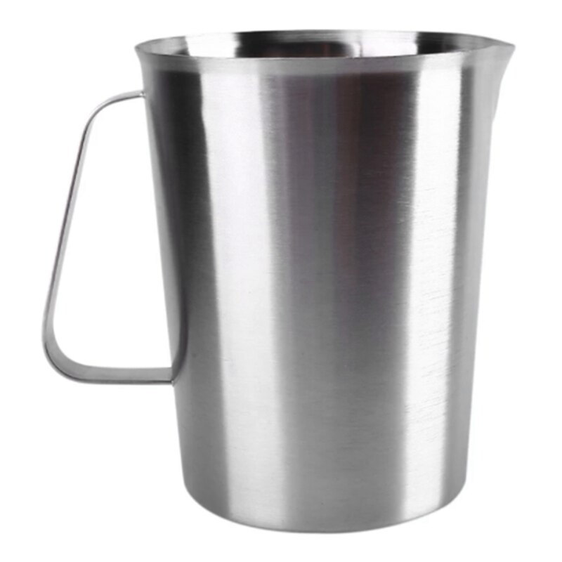 Stainless Steel Measuring Cup Mug Mixing Resin Kitchen Jug Pour Spout
