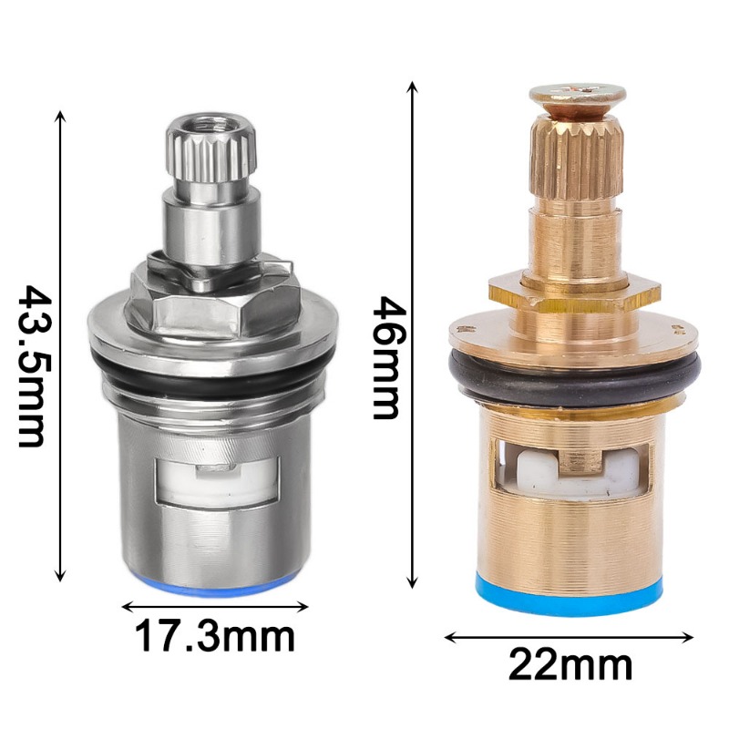1/4 stks Kraan Cartridges Vervanging Rvs Kraan Kleppen Huishoudelijke Enkele Hoekstopkraan Keuken Badkamer Kraan Accessoires