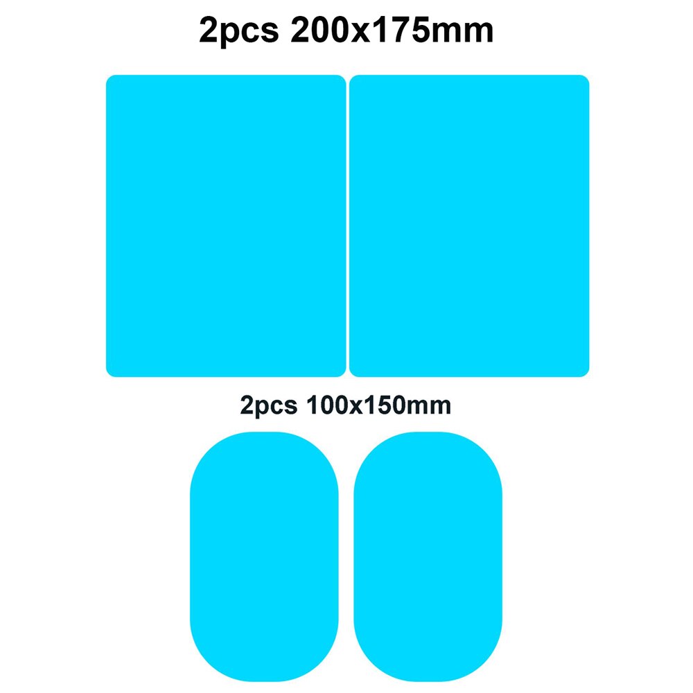 2/4PCS Car Side Rearview Mirror Waterproof Anti-Fog Film Side Window Glass Film Can Protect Your Vision Driving On Rainy Days: 4pcs D