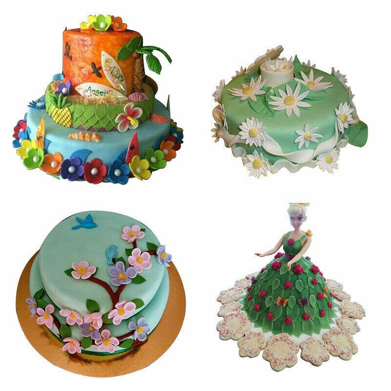 33 st fondantkaka socker hantverk kolvskärare verktyg form dekorera form kakor