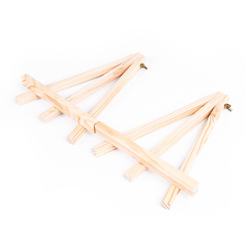 2 Stck Mini Künstler Holz Staffelei Holz Hochzeit Tisch Karte Stand Anzeige Halfter Für Party Dekoration 24cm 1PJ00585-2 Triange staffelei