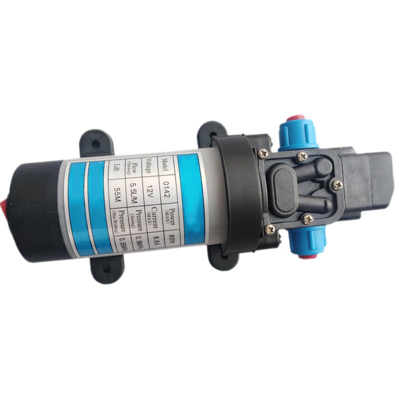 Intelligente Ventilator Wasstraat Pomp Elektrische Membraanpomp 12V80W Wasstraat Pomp