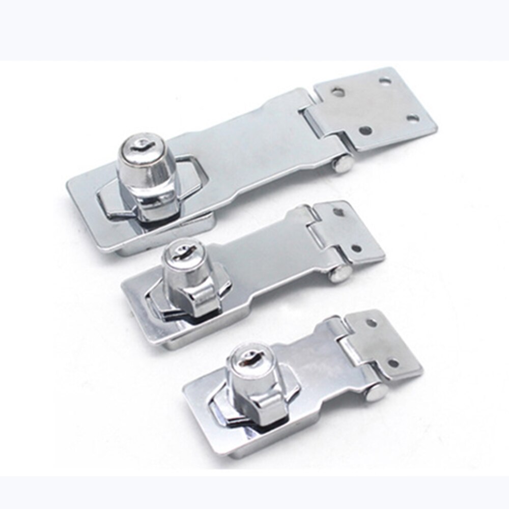 Cerrojo antirrobo de 2,5 &quot;-5&quot;, pestillo de cobertizo, cerradura de puerta de acero inoxidable, cierre de candado de fácil instalación para gabinete: 4 inch / A
