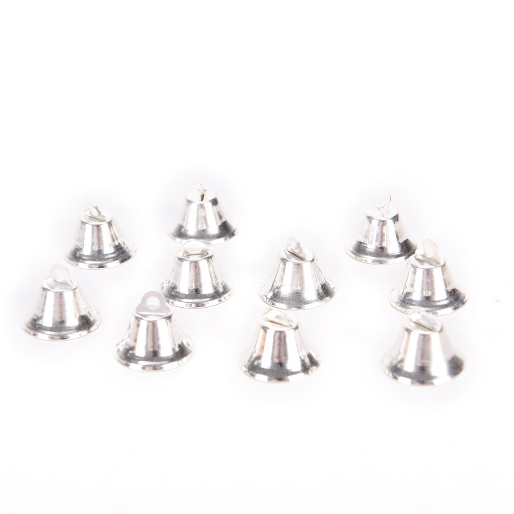 10Pcs Metal Bells Kleine Bel Sieraden Ornamenten Diy Kerstboom Bells Kerstversiering Hangers