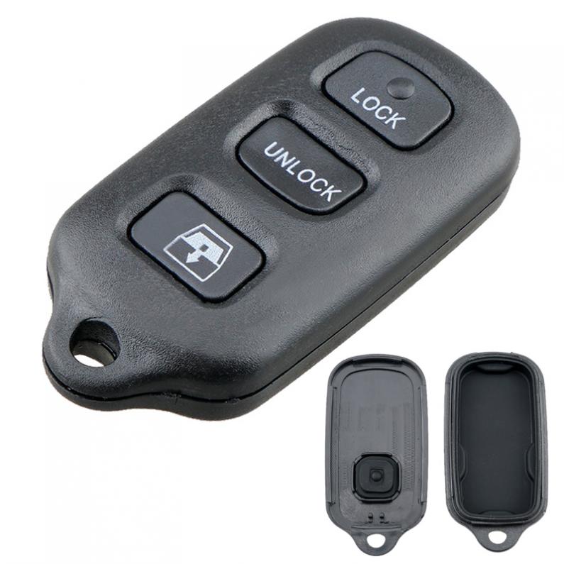 1 Pcs Zwart Duurzaam 4 Knoppen Auto Keyless Sleutelhanger Case Shell Vervanging Remote Cover Fit Voor Toyota 4Runner camry