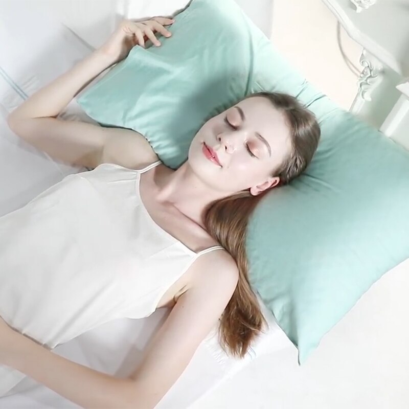 Comfortable Pure Natural Latex Pillows Neck Pain Relieve Side Back Sleep Orthopedic Pillow Cervical Health Care Support Cushion