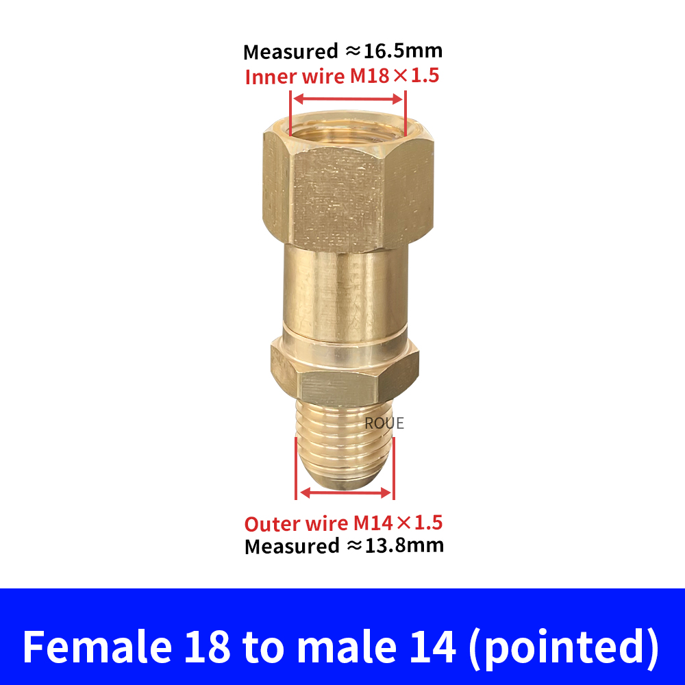 Pressure Washer Swivel Fitting Anti Twist Brass Connector Joint 360° Kink Free Swivel Fitting For Pressure Washer Gun Hose: Chocolate
