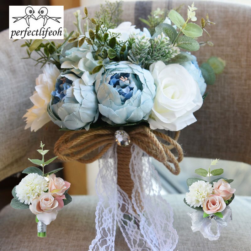 Artificial Bouquets De Casamento Para Noivas Fora Do Laço Flores Do Casamento Broche Bouquet Bouquets De Mariage