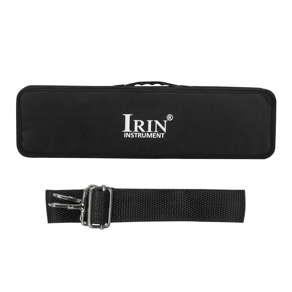 IRIN I-37R 37-Key Melodica Carrying Case Piano Style Mouth Organ Instrument Traval Bag with Shoulder Strap Handle