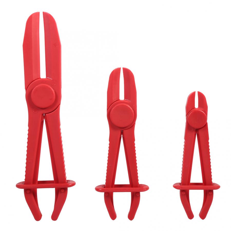 3Pcs Nylon Slang Klem Tool Set Rode Rem Brandstof Water Lijn Klem Tang Handen Gratis Tool