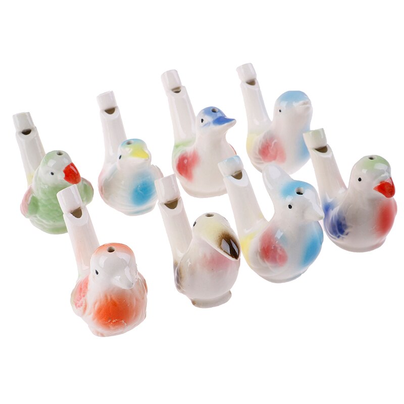 Keramische Vogel Fluitje Vintage Stijl Water Grasmus Kind Kid