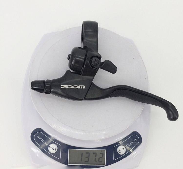 ZOOM MTB V-brake Disc Brakes Aluminum Alloy Disc Brakes Lever with Bell Mountain Bike Bicycle Brake Handle Crank Ring
