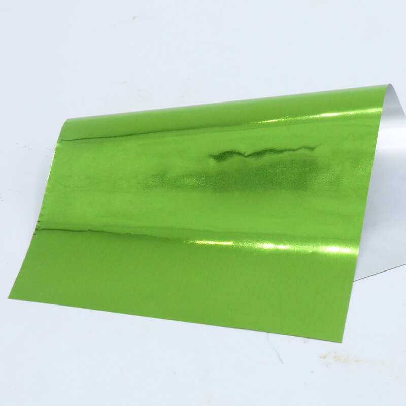Heißprägefolie Papier Holographische Wärme Transfer Aluminium Laminator Folie 100 stücke für DIY Kunst Handwerk Weihnachten Verpackung Papier: hell Grün