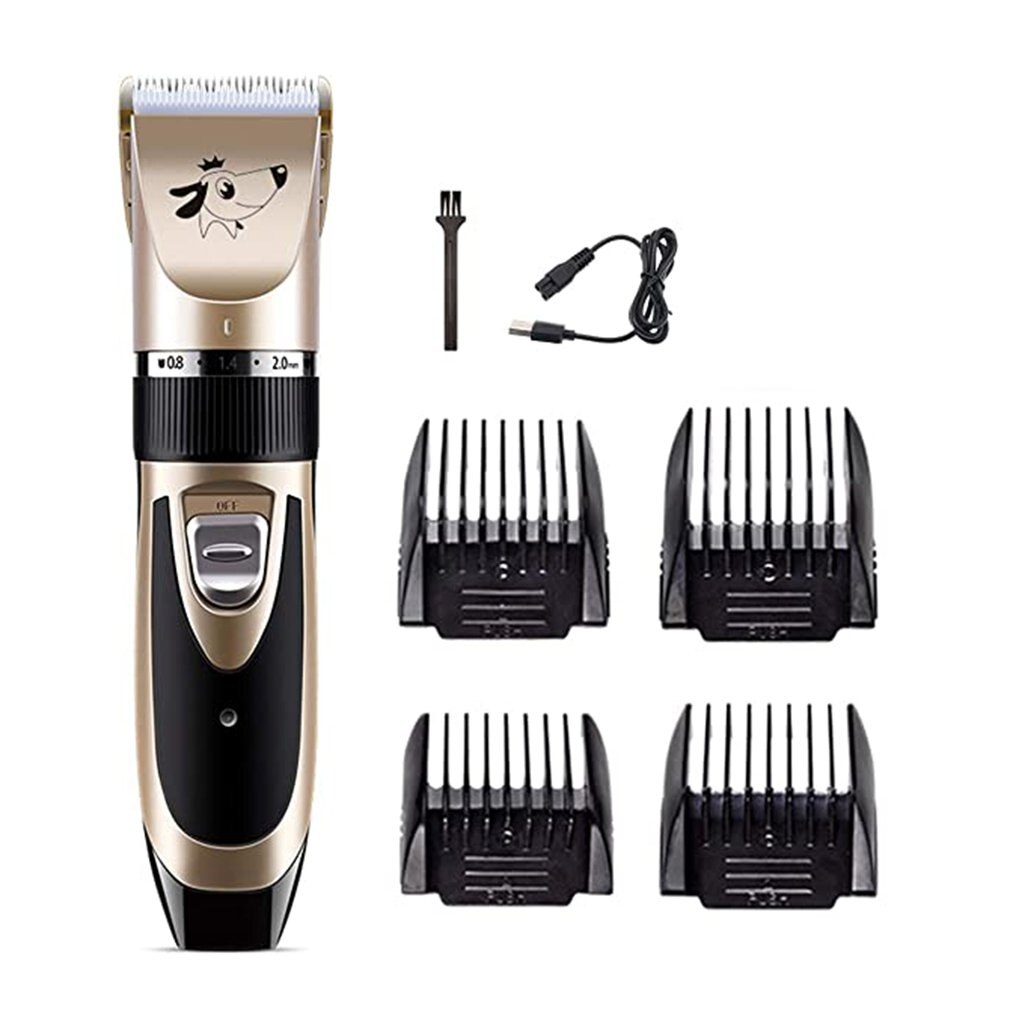 Bousnic Hond Nail Grinder en Clipper Kit - 2-speed & 2 LED Lights Elektrische Oplaadbare Pet Nail Trimmer Pijnloze Poten Verzorging & Smoothing voor Kleine Medium Grote Honden & Katten