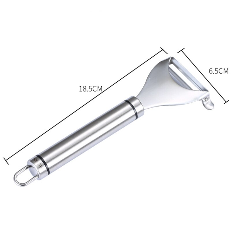 2 stuks roestvrijstalen dunschiller, fruit- en groentesnijder, aardappel-meloenrasp, multifunctionele dunschiller, keukengadgets