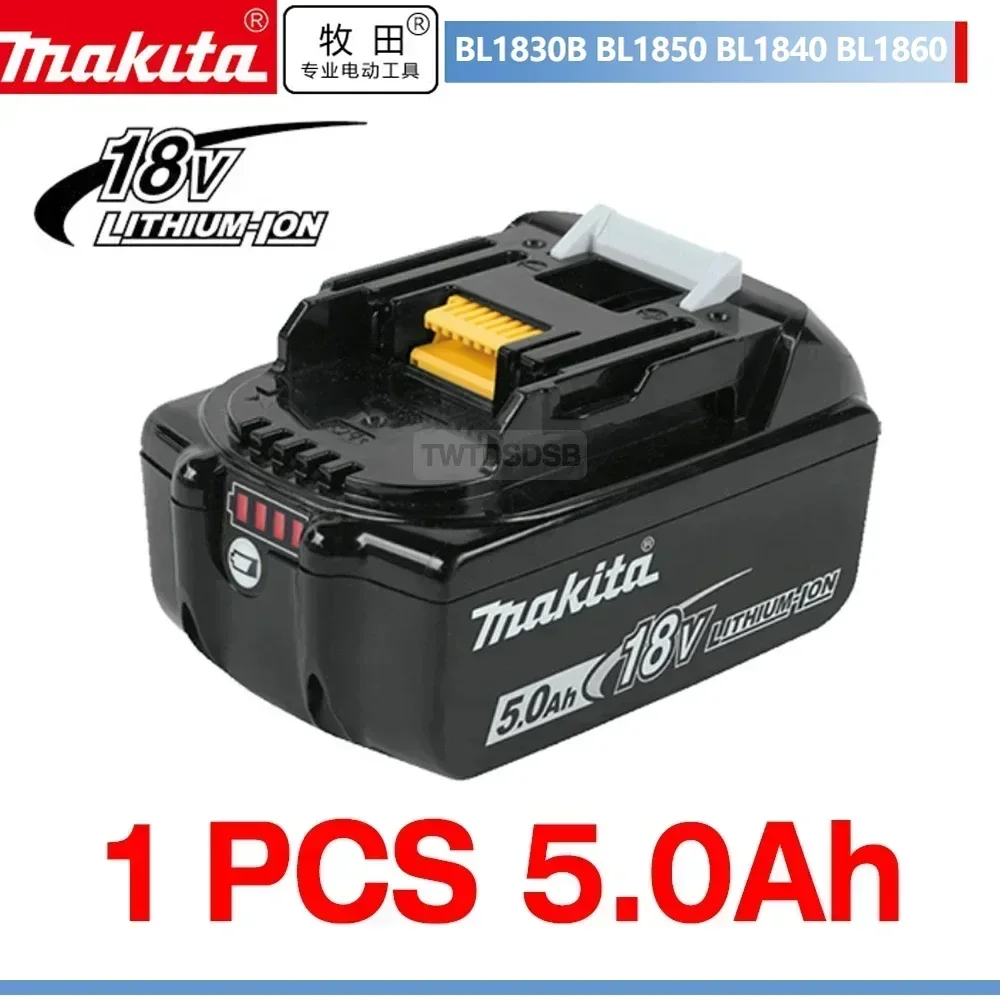 Makita 6Ah/5Ah/3Ah for Makita 18V Battery BL1830B BL1850B BL1850 BL1840 BL1860 BL1815 Replacement Lithium Battery: GRAY