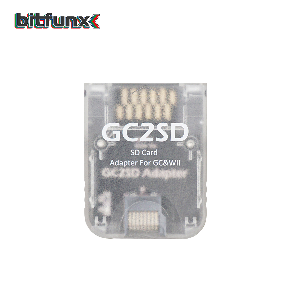 Bitfunx GC2SD adaptateur de carte Micro SD pour chargeur NGC suisse GC pour Console Nintendo GameCube Wii