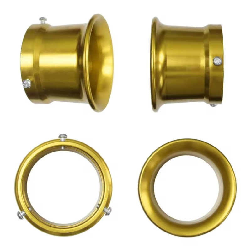 Filtro de aire Universal para carburador de motocicleta, 50mm/55mm, copa de viento para bocina, PE28 modificado, 30mm, PWK 21 24 26 28 30mm: Castaño