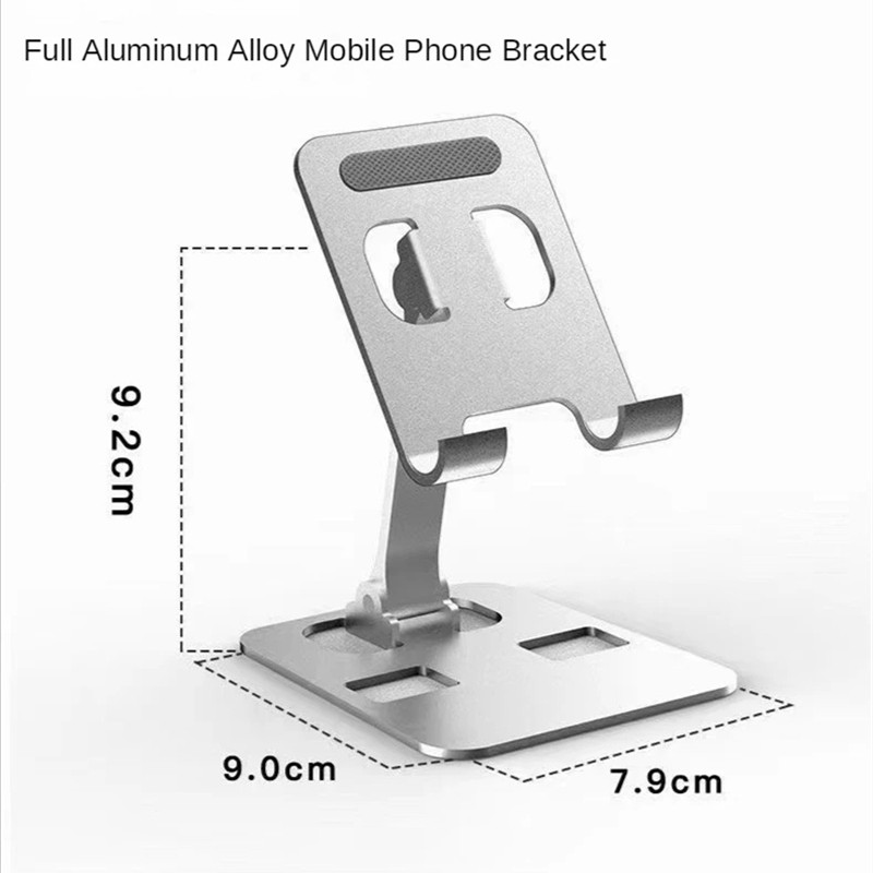 Uniwersalny przenośny uchwyt na tablet ze stopu aluminium do iPada Regulowany, elastyczny, składany, leniwy, stacjonarny stojak na telefon komórkowy na żywo